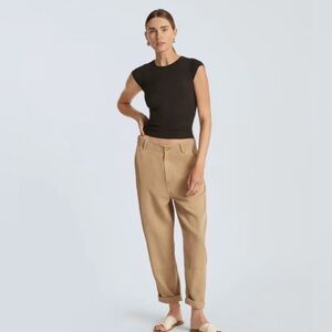 Everlane The TENCEL™ Relaxed Chino, Dark Khaki, Size 2